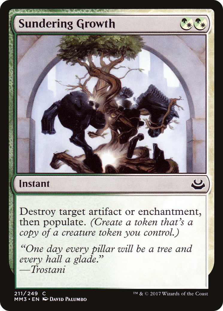 Sundering Growth (MM3-211)  Foil - Modern Masters 2017
