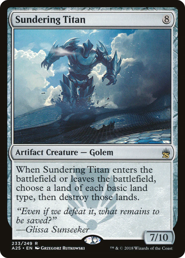Sundering Titan (A25-233)  Foil - Masters 25