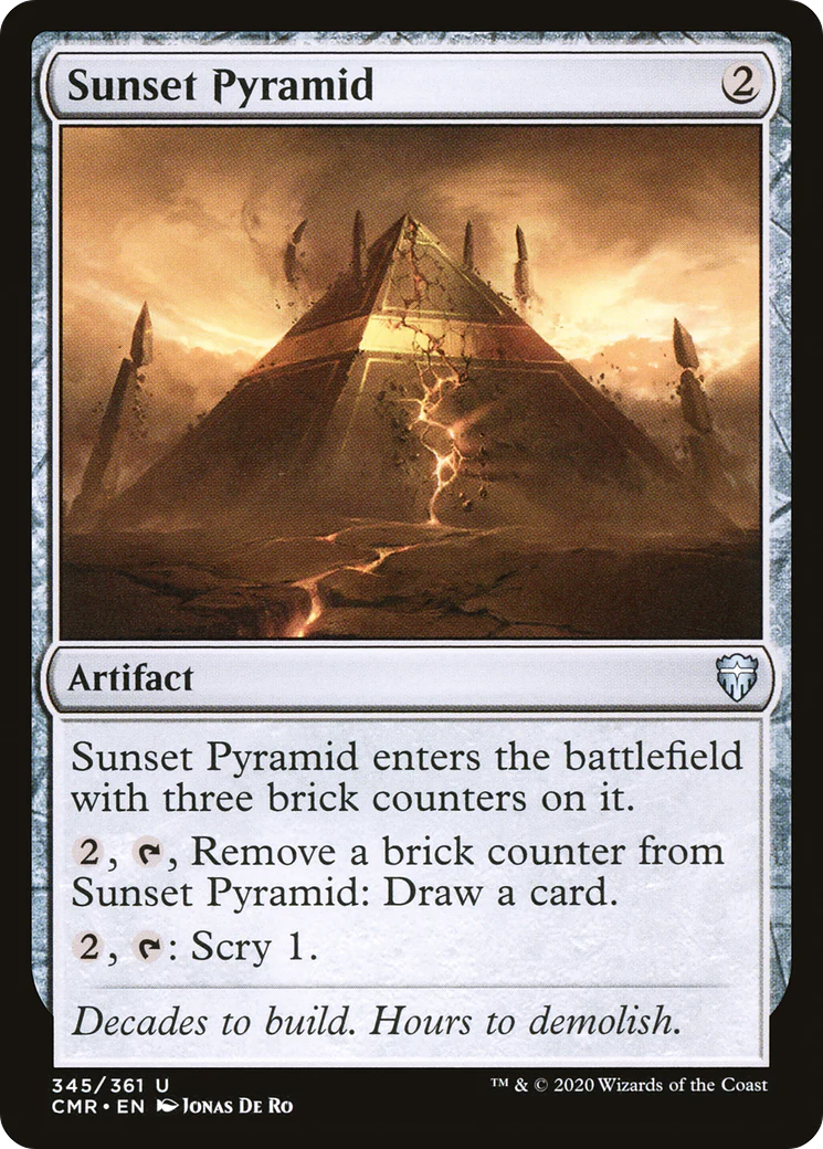 Sunset Pyramid (CMR-345)  - Commander Legends