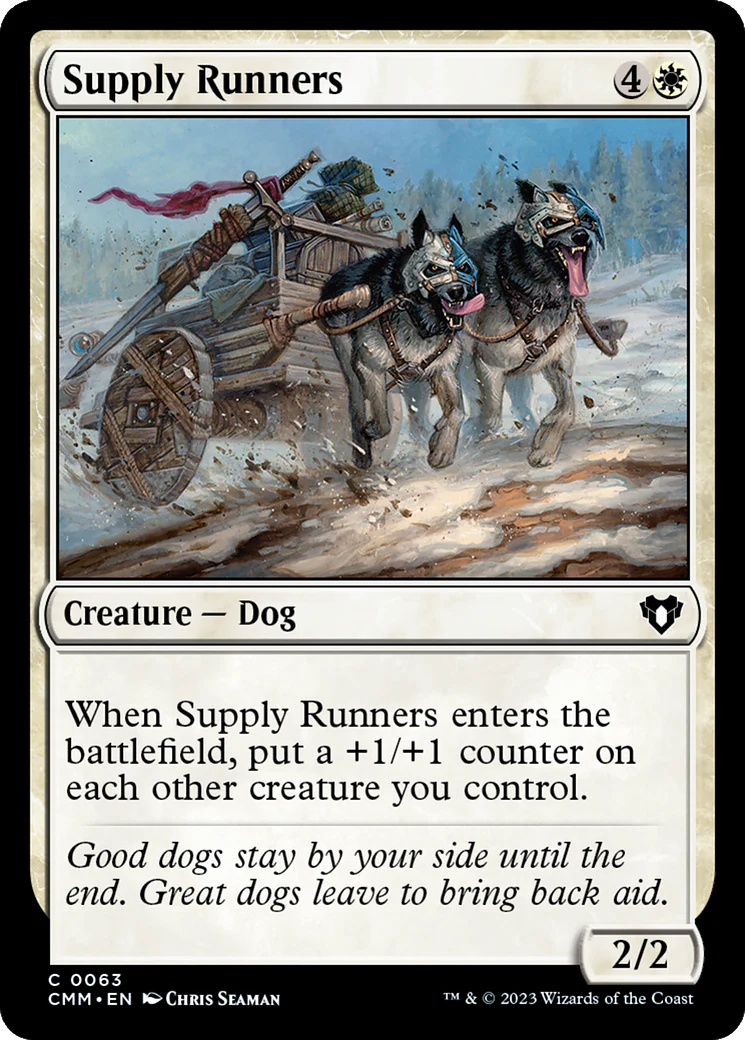 Supply Runners (CMM-063)  - Commander Masters