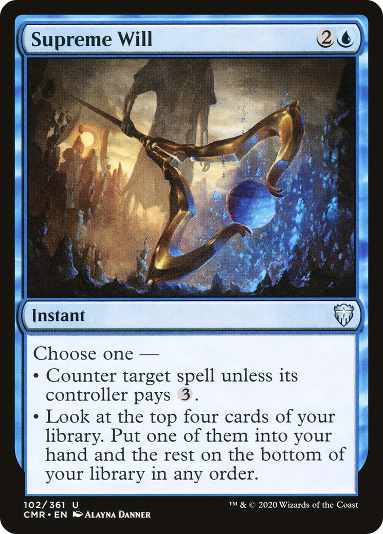 Supreme Will (CMR-102)  - Commander Legends