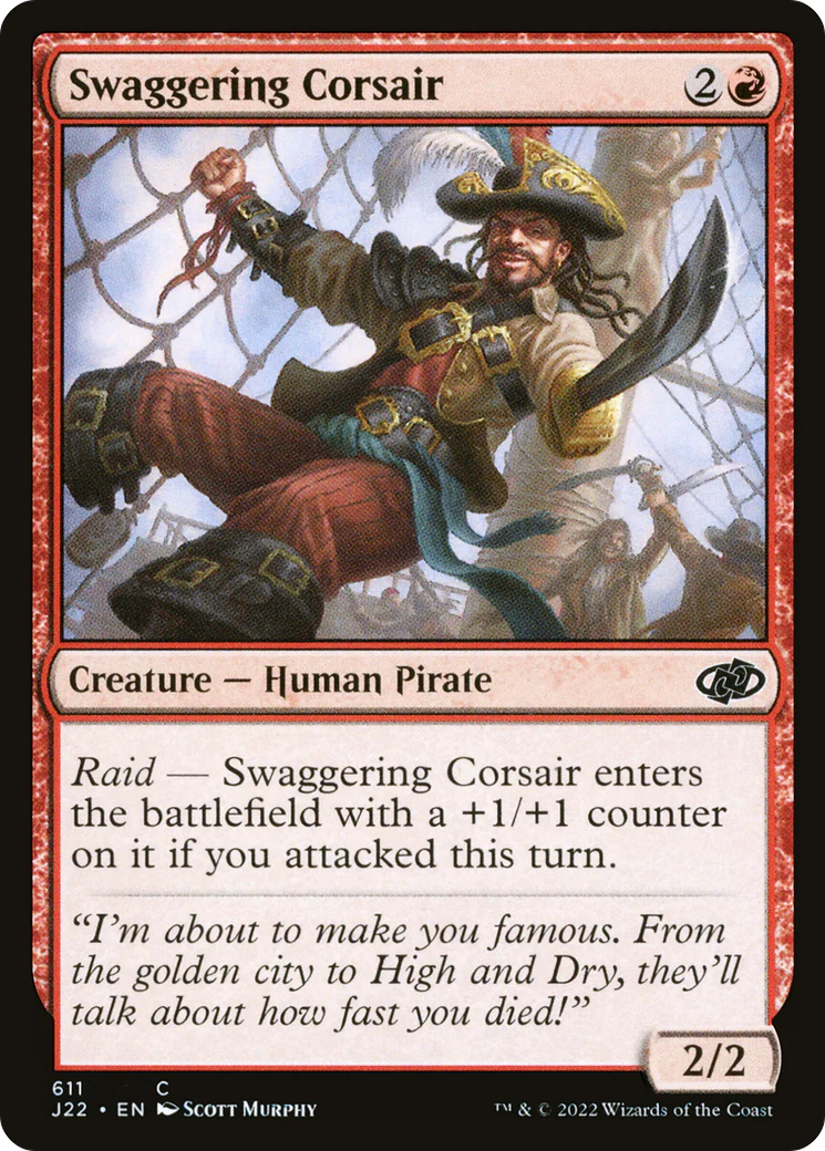 Swaggering Corsair (J22-611)  - Jumpstart 2022