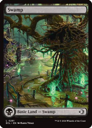 Swamp (0281) (ECL-281)  Foil - Lorwyn Eclipsed