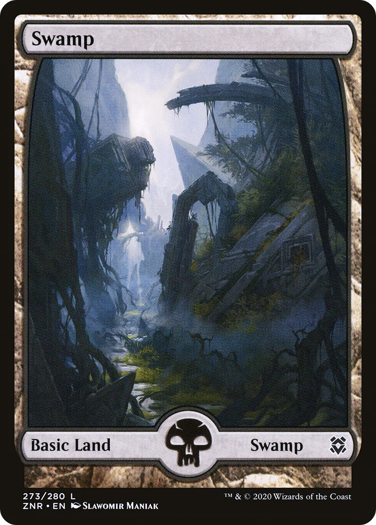 Swamp (273) - Full Art (ZNR-273)  - Zendikar Rising