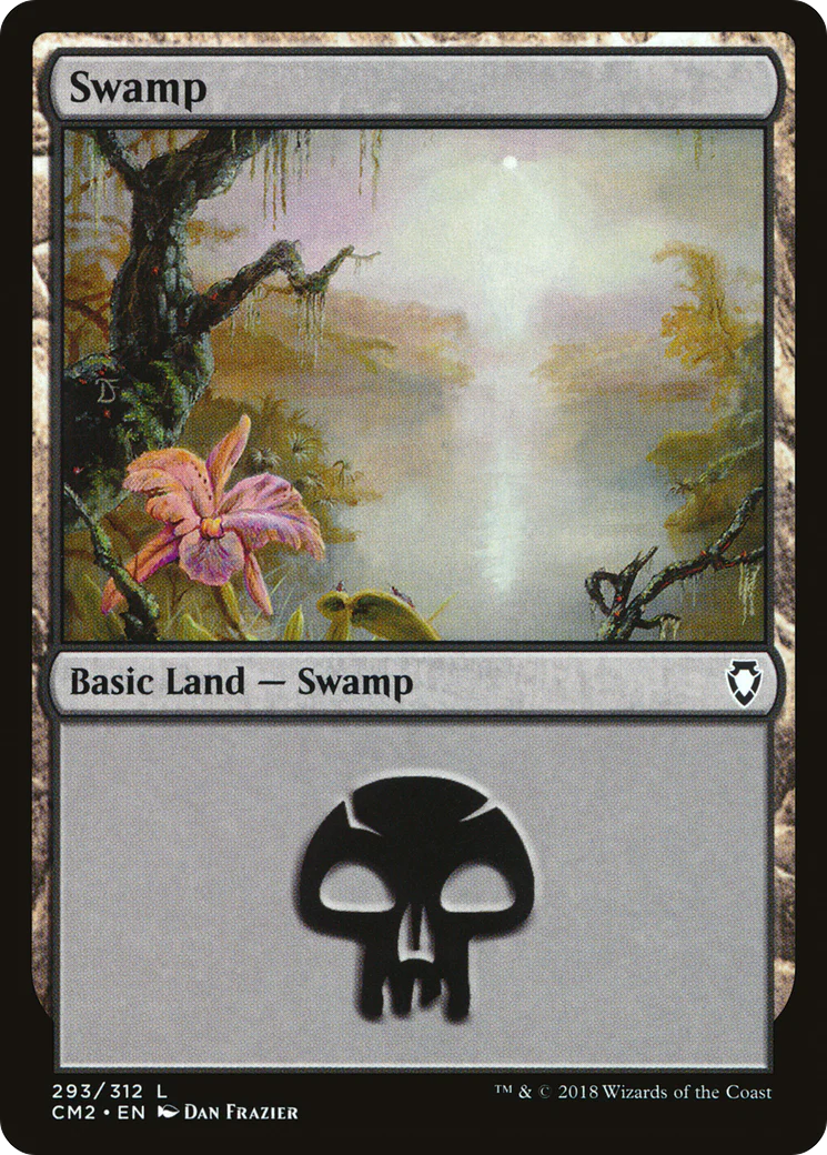 Swamp (293) (CM2-293)  - Commander Anthology Volume II
