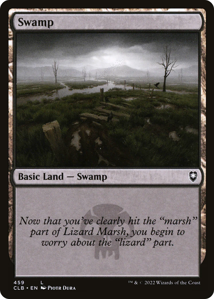 Swamp (459) (CLB-459)  Foil - Commander Legends: Battle for Baldur's Gate
