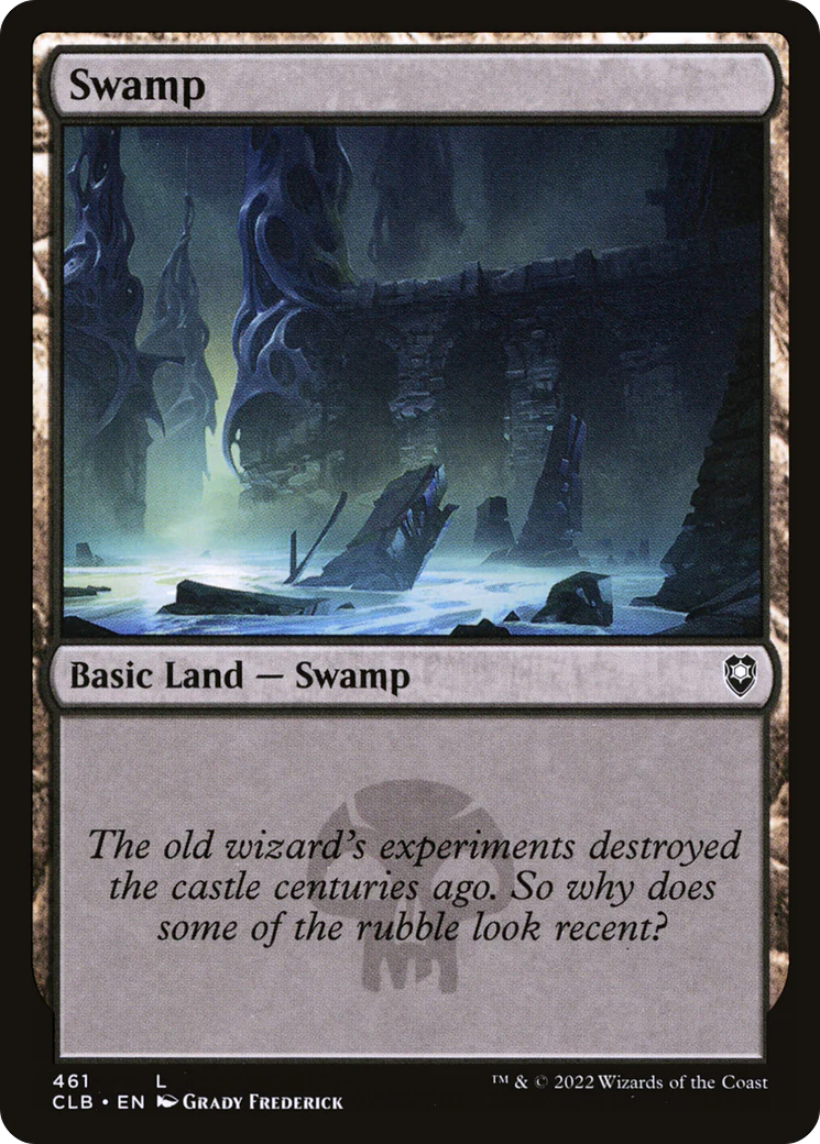 Swamp (461) (CLB-461)  Foil - Commander Legends: Battle for Baldur's Gate