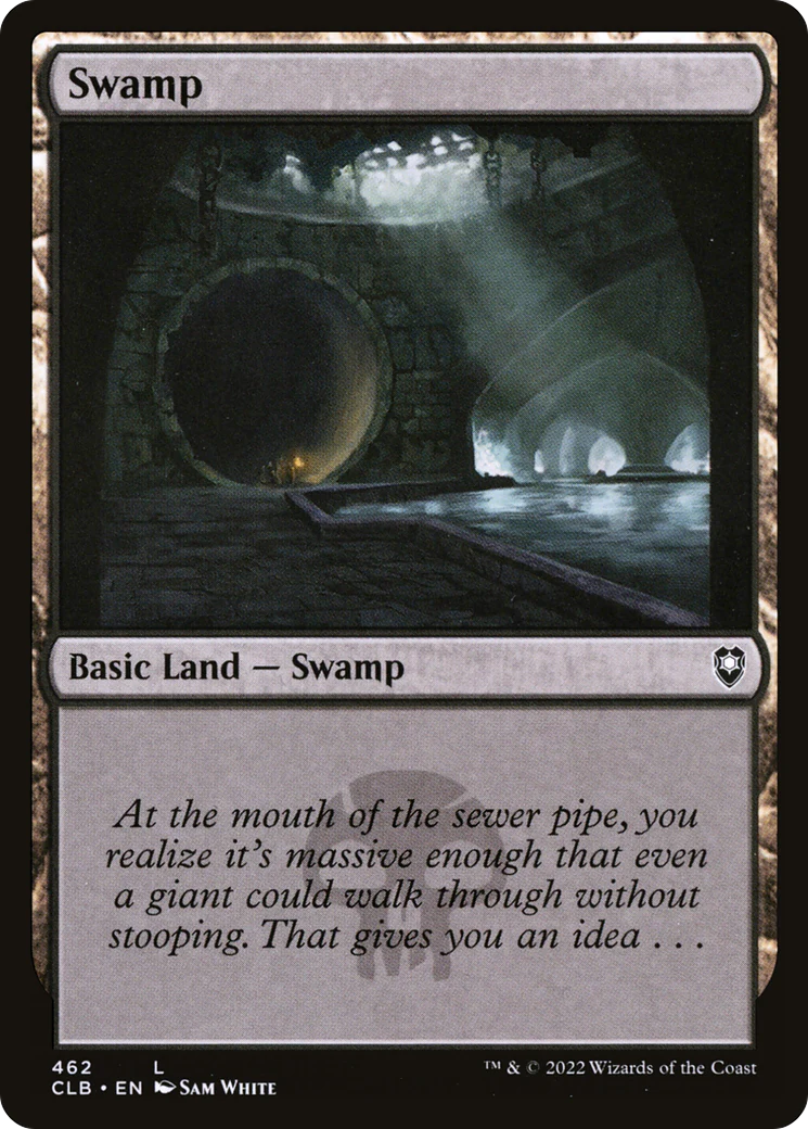 Swamp (462) (CLB-462) Foil - Commander Legends: Battle for Baldur's Gate