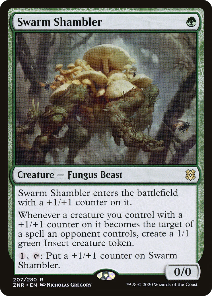 Swarm Shambler (ZNR-207)  - Zendikar Rising