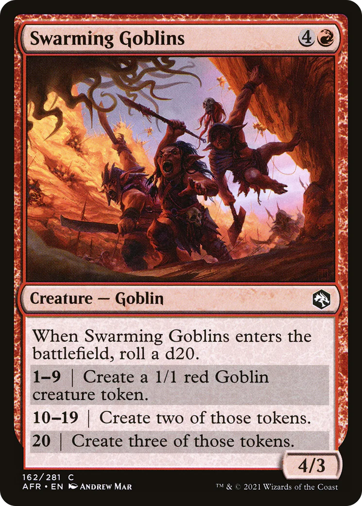 Swarming Goblins (AFR-162)  Foil - Adventures in the Forgotten Realms