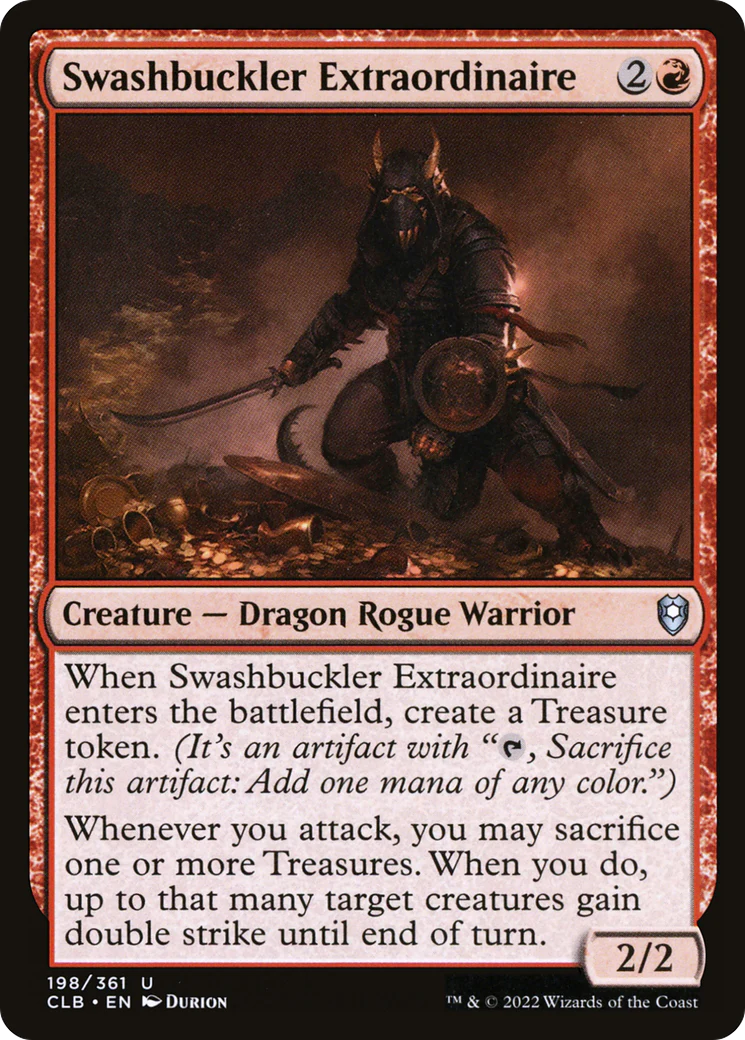 Swashbuckler Extraordinaire (CLB-198)  - Commander Legends: Battle for Baldur's Gate
