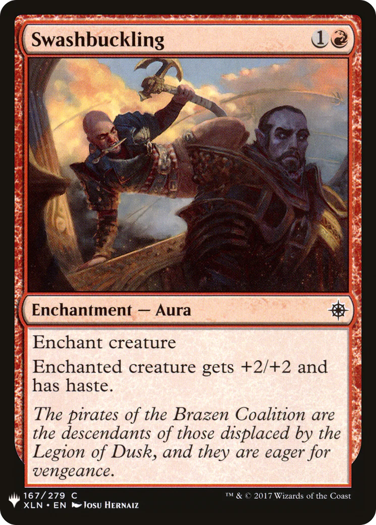 Swashbuckling (LIST-167)  - The List