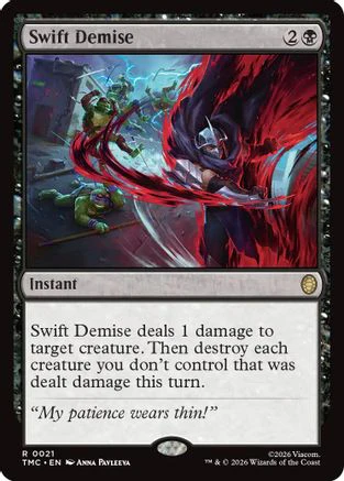 Swift Demise (TMC-021)  - Commander: Teenage Mutant Ninja Turtles