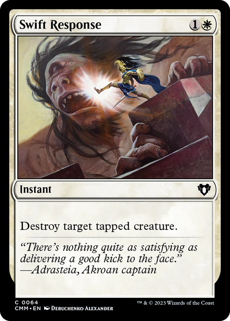 Swift Response (CMM-064)  - Commander Masters