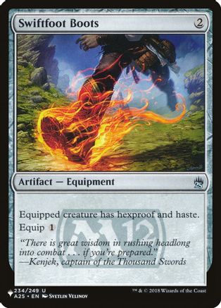 Swiftfoot Boots (A25) (LIST-234/249)  Foil - The List Reprints
