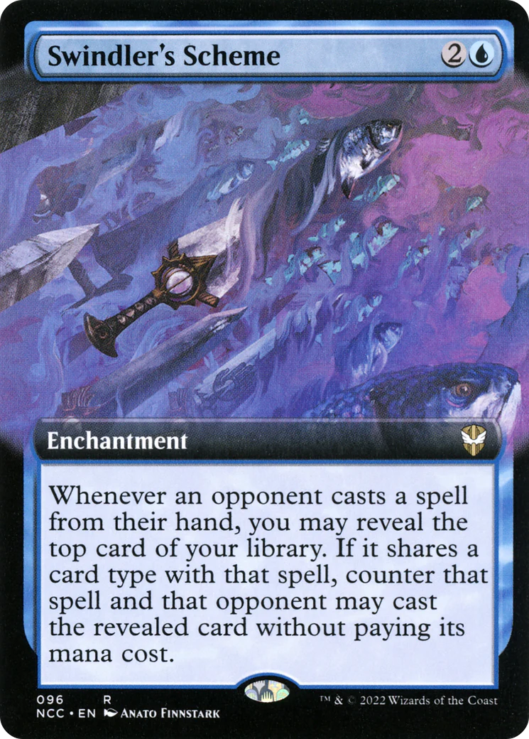 Swindler's Scheme (Extended Art) (NCC-096)  - New Capenna Commander: (Extended Art)