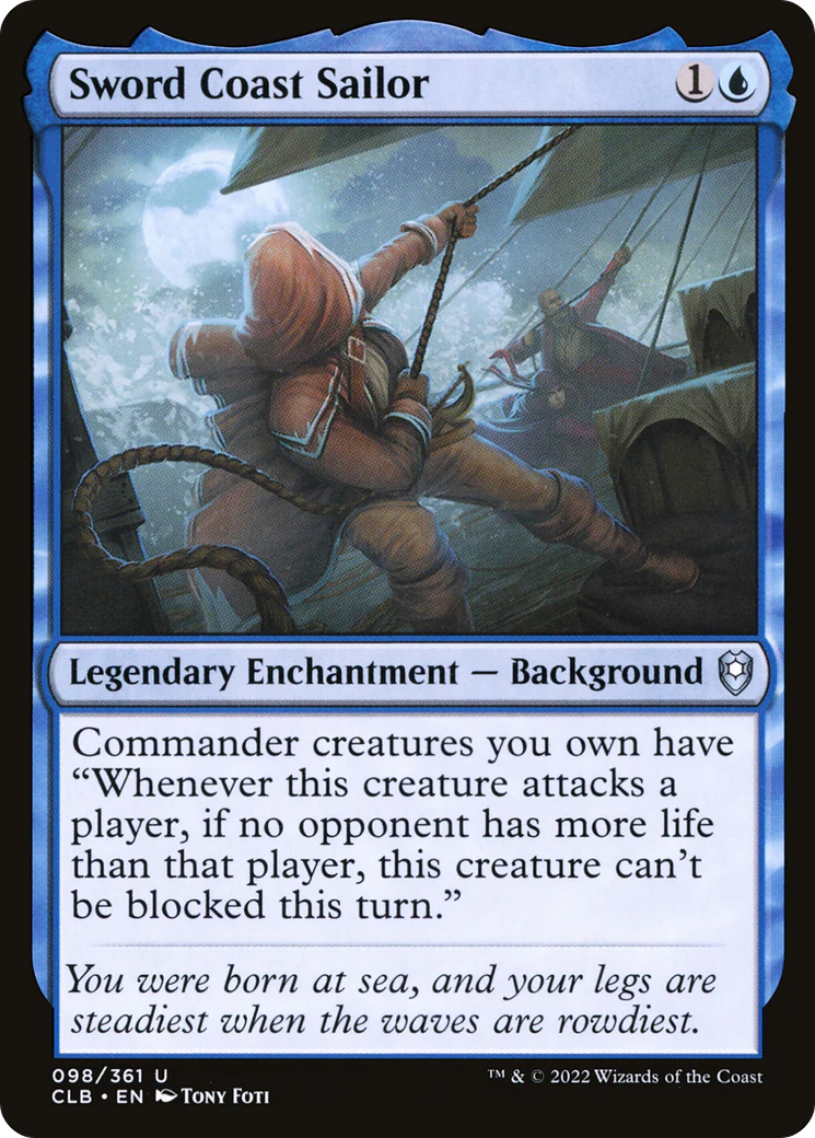 Sword Coast Sailor (CLB-098)  - Commander Legends: Battle for Baldur's Gate