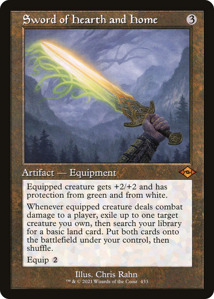 Sword of Hearth and Home (Retro Frame) (MH2-433)  Foil - Modern Horizons 2
