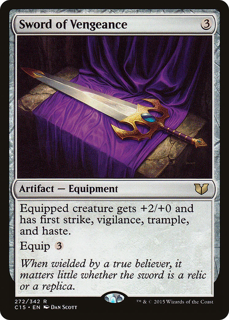 Sword of Vengeance (C15-272)  - Commander 2015