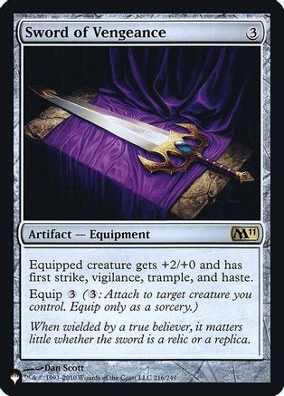 Sword of Vengeance (LIST-216)  - The List Reprints
