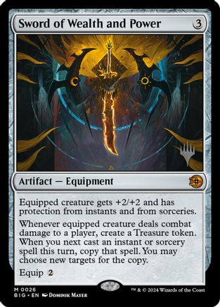 Sword of Wealth and Power (PPECL-026)  Foil - Promo Pack: Lorwyn Eclipsed