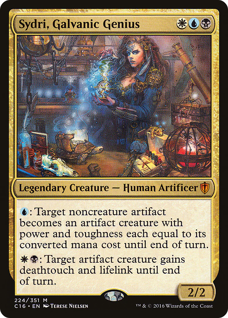 Sydri, Galvanic Genius (C16-224)  - Commander 2016