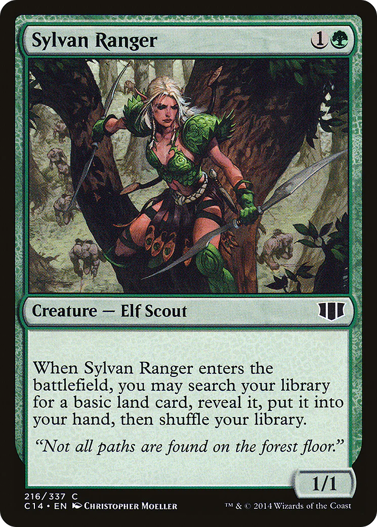 Sylvan Ranger (C14-216)  - Commander 2014
