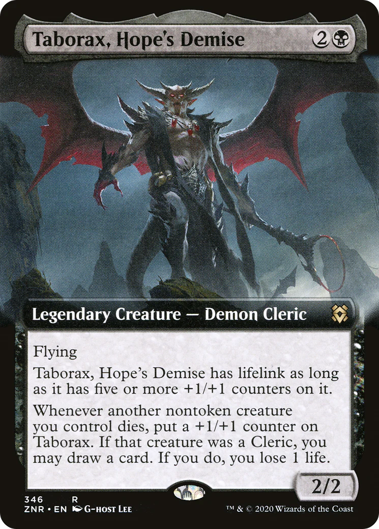 Taborax, Hope's Demise (Extended Art) (ZNR-346)  - Zendikar Rising