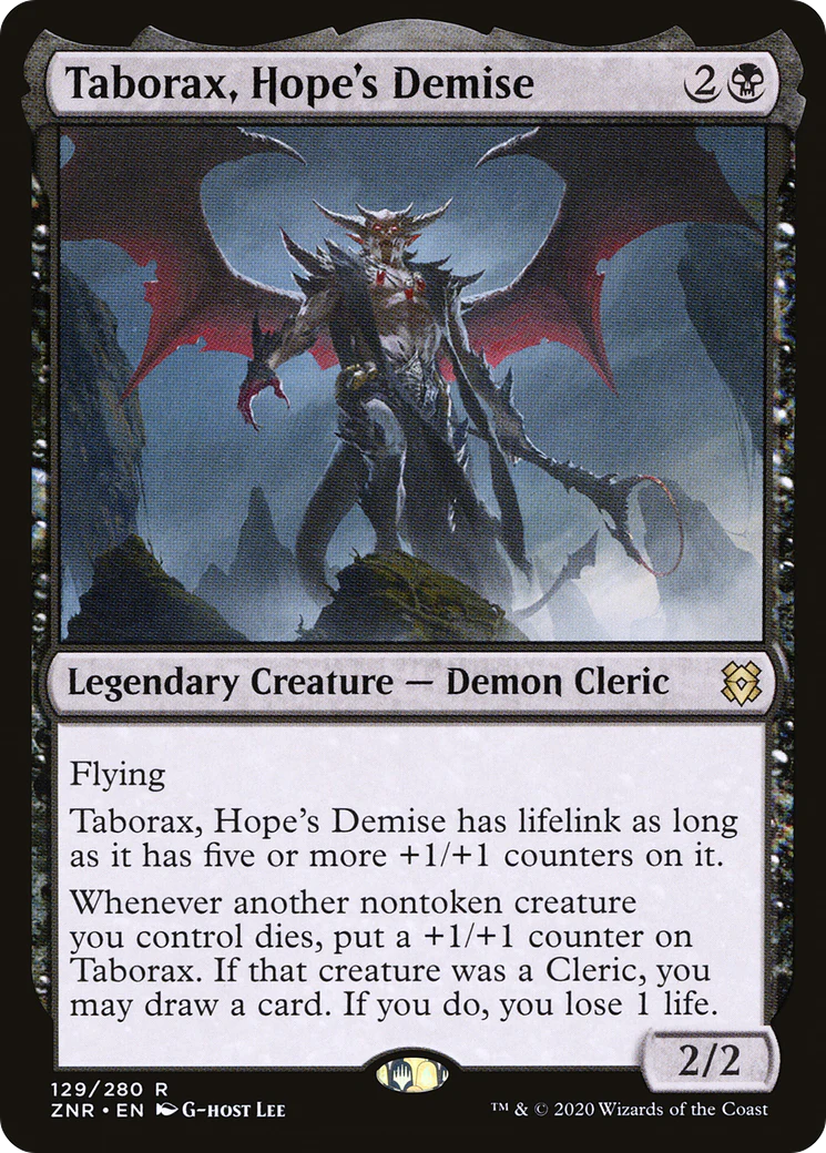 Taborax, Hope's Demise (ZNR-129)  Foil - Zendikar Rising