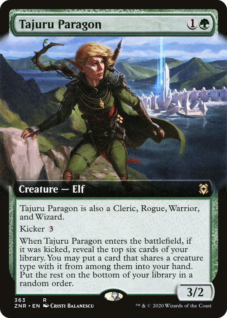 Tajuru Paragon (Extended Art) (ZNR-363) - Zendikar Rising