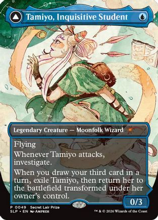 Tamiyo, Inquisitive Student (SLP-049) Foil - Secret Lair Showdown