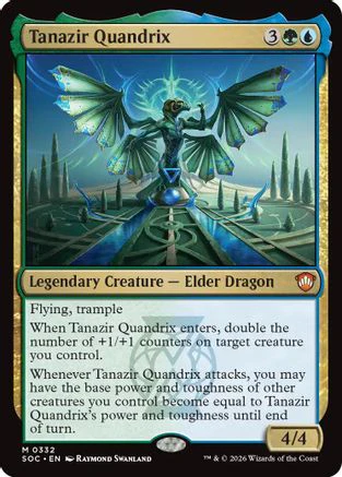 Tanazir Quandrix (SOC-332)  - Commander: Secrets of Strixhaven