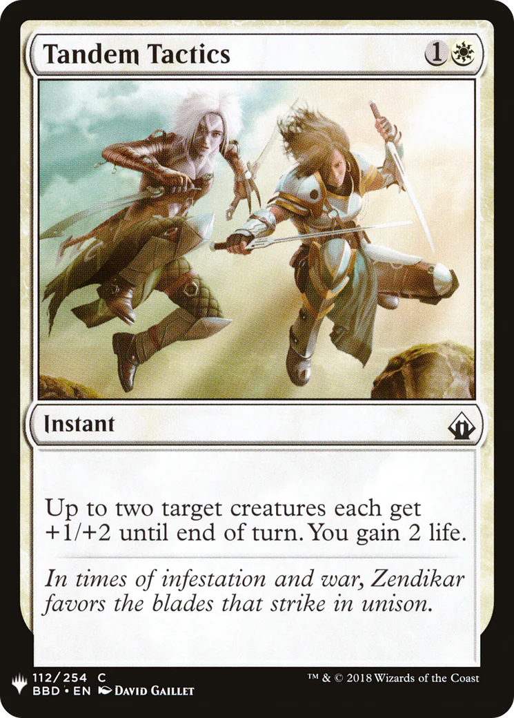 Tandem Tactics (LIST-BBD-112)  - The List