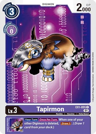 Tapirmon (EX1-055) - Classic Collection