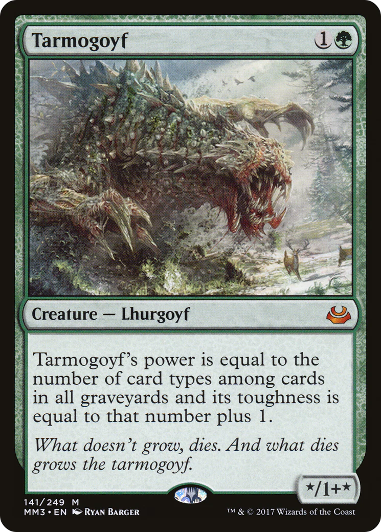 Tarmogoyf (MM3-141)  Foil - Modern Masters 2017