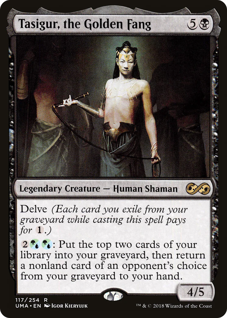 Tasigur, the Golden Fang (UMA-117)  Foil - Ultimate Masters