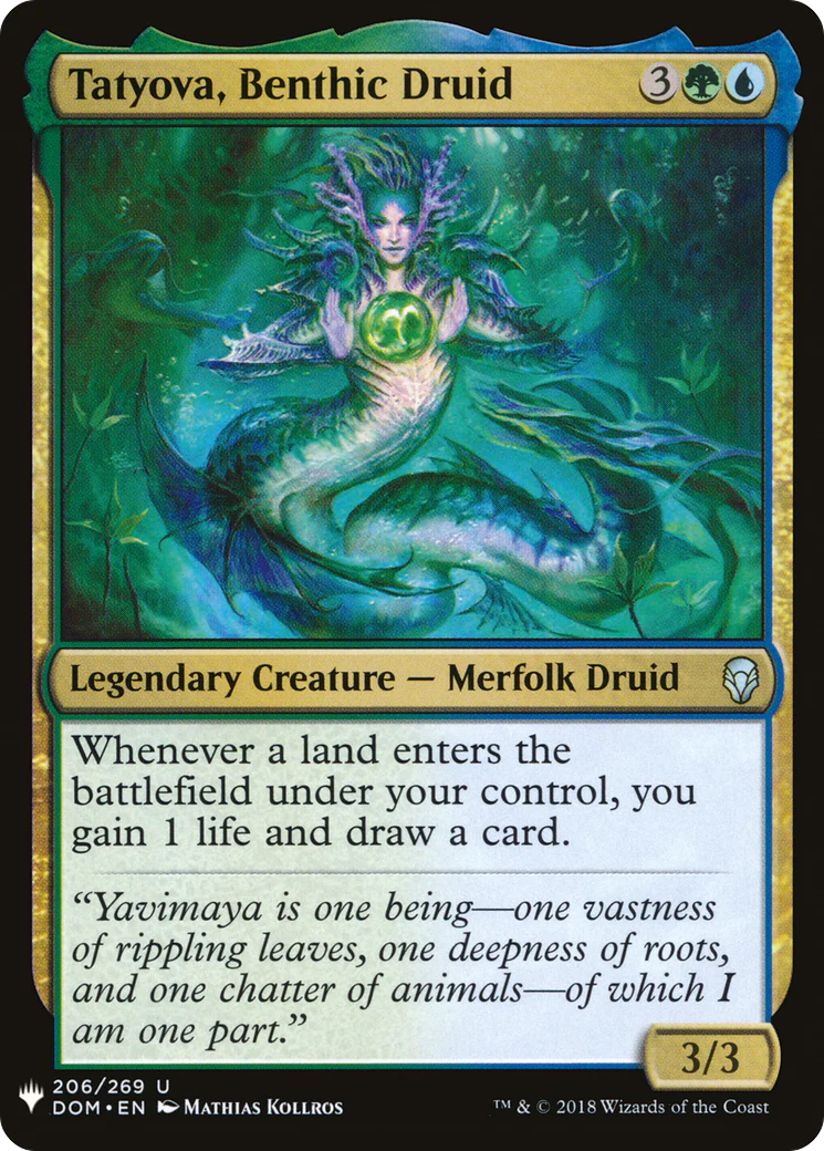 Tatyova, Benthic Druid (LIST-206)  - The List