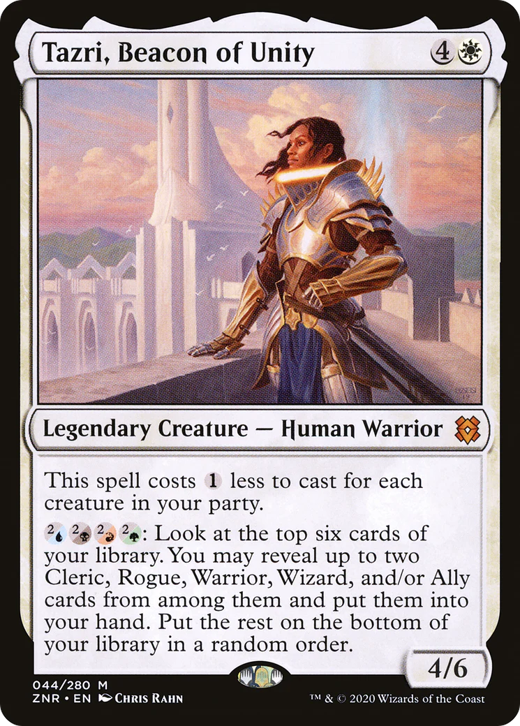 Tazri, Beacon of Unity (ZNR-044)  Foil - Zendikar Rising