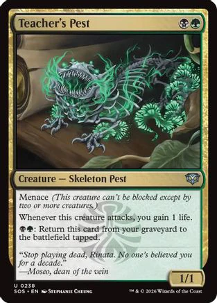 Teacher's Pest (SOS-238)  Foil - Secrets of Strixhaven