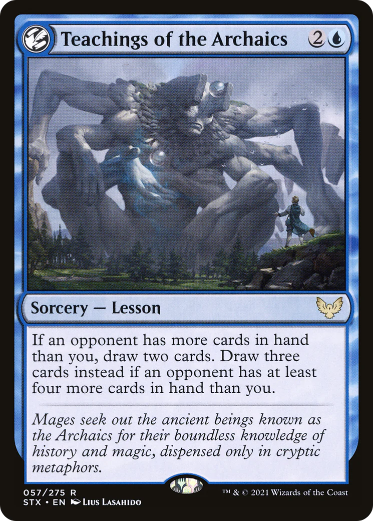 Teachings of the Archaics (STX-057)  Foil - Strixhaven: School of Mages: (lesson)