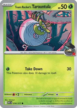 Team Rocket's Tarountula (018/217)  ME Ascended Heroes - Common