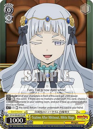 Teatime After Whiteout, White Mage (SR) (FT/S120-E017S SR) - FAIRY TAIL 100 YEARS QUEST