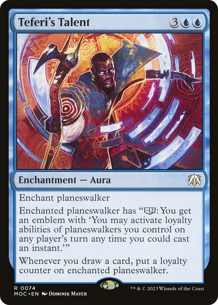 Teferi's Talent (MOC-074)  Foil - March of the Machine Commander