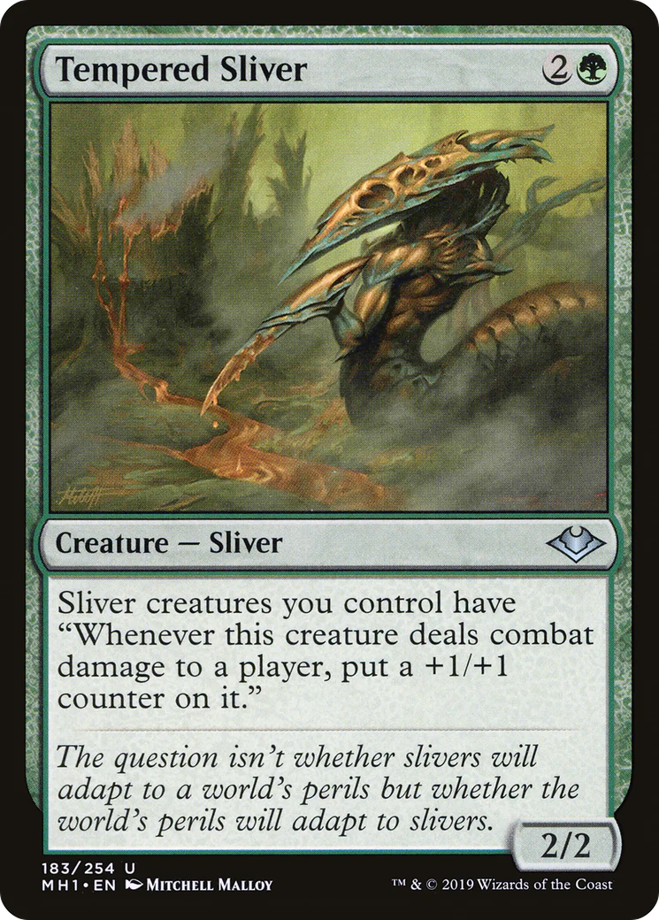Tempered Sliver (MH1-183)  - Modern Horizons