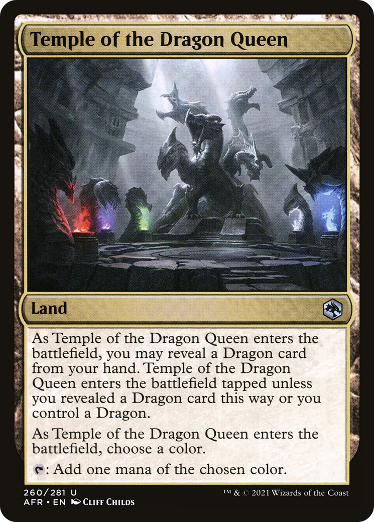 Temple of the Dragon Queen (AFR-260)  Foil - Adventures in the Forgotten Realms