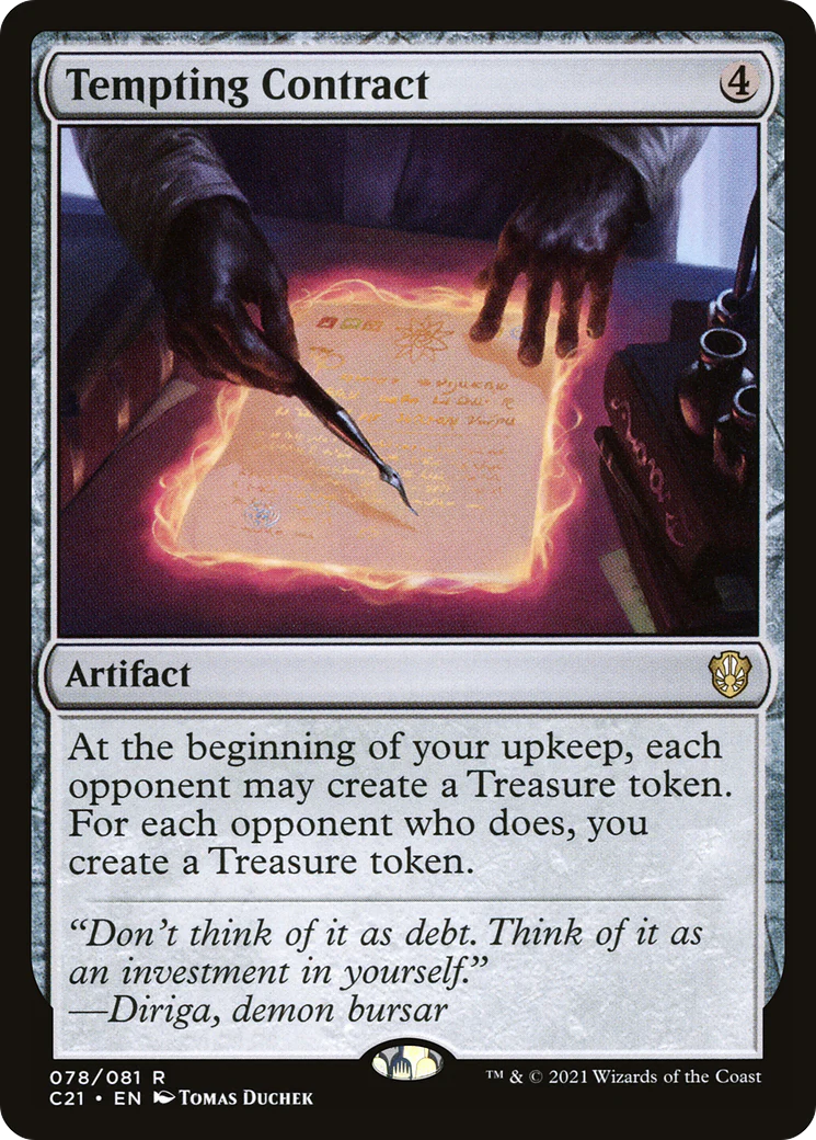 Tempting Contract (C21-078)  - Commander 2021