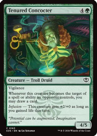 Tenured Concocter (SOS-163) Foil - Secrets of Strixhaven