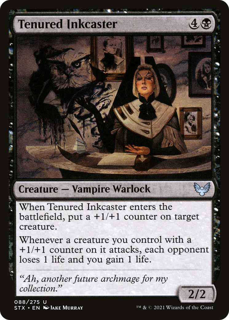 Tenured Inkcaster (STX-088)  Foil - Strixhaven: School of Mages