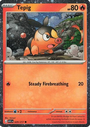 Tepig (Cosmos Holo) 029/217 ME Ascended Heroes - Common
