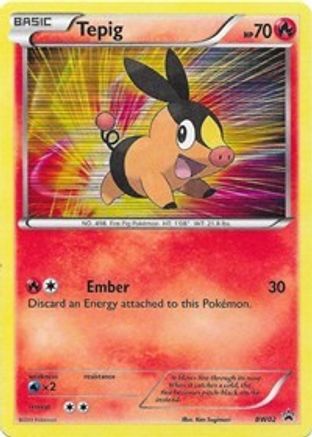 Tepig (BW02) BW02  - Holofoil Black and White Promos - Holo Rare